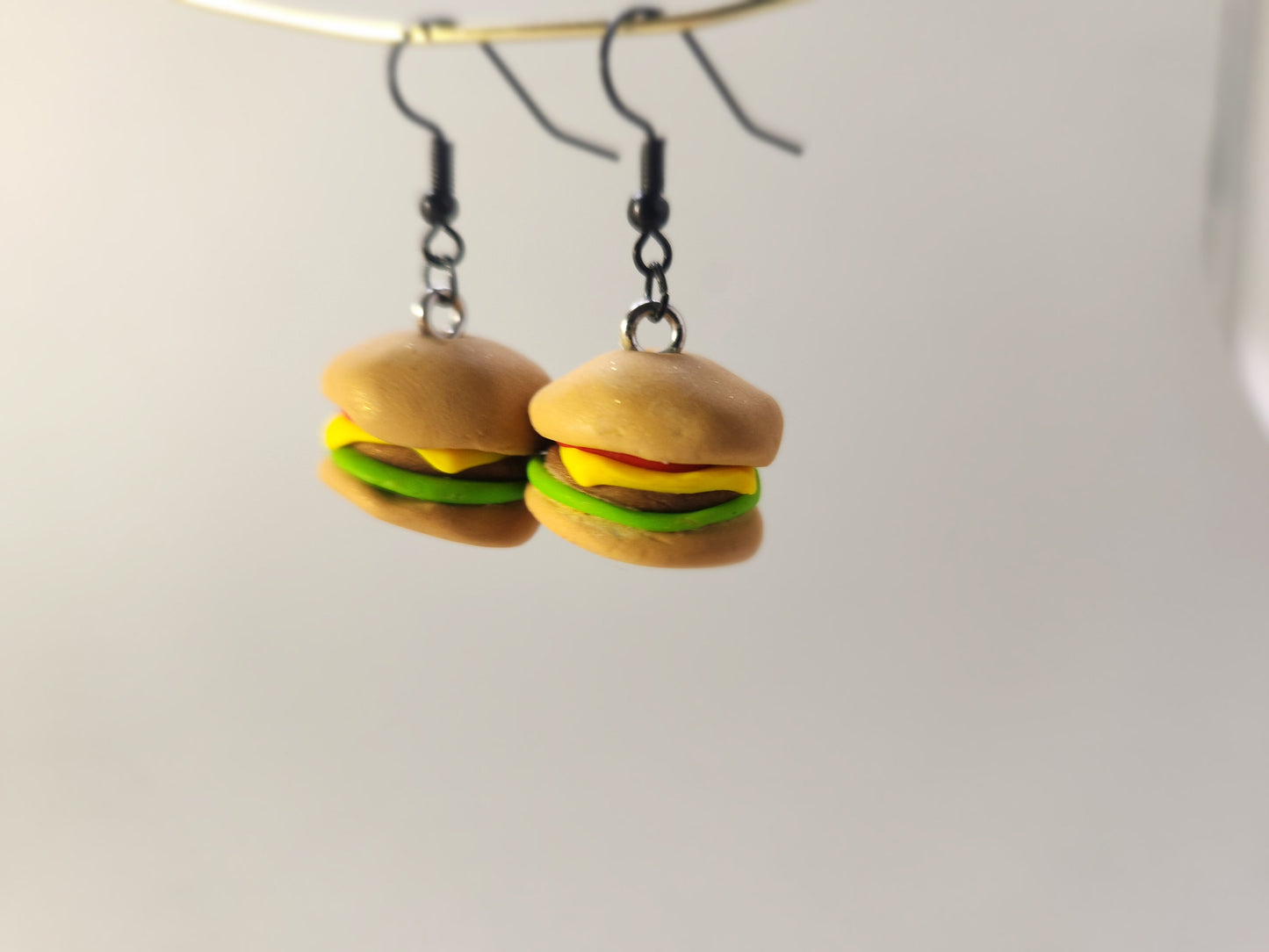 Hamburger Earrings