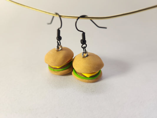 Hamburger Earrings